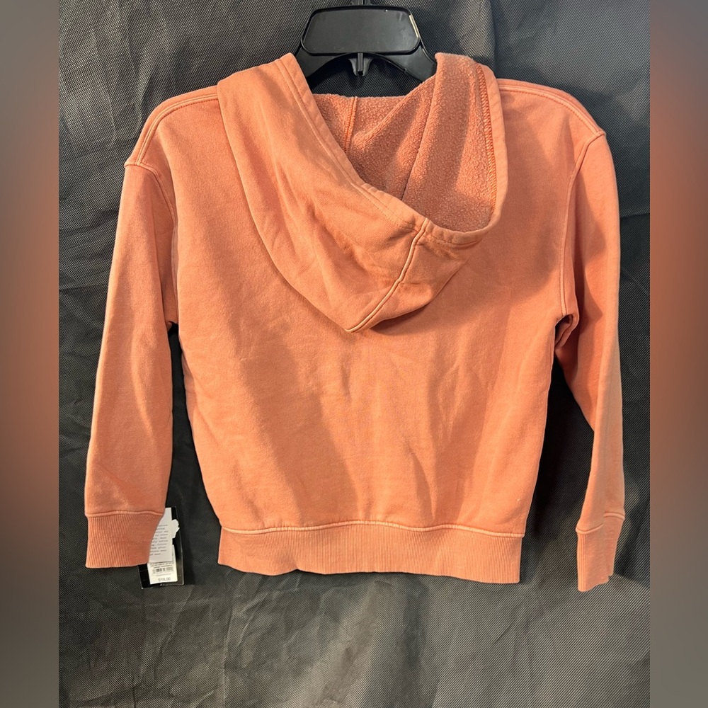 Orange Zip-Up Hoodie